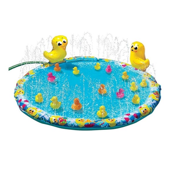 Banzai Jr. Duck Duck Splash 48 in Outdoor Splash Mat - Picture 1 of 3